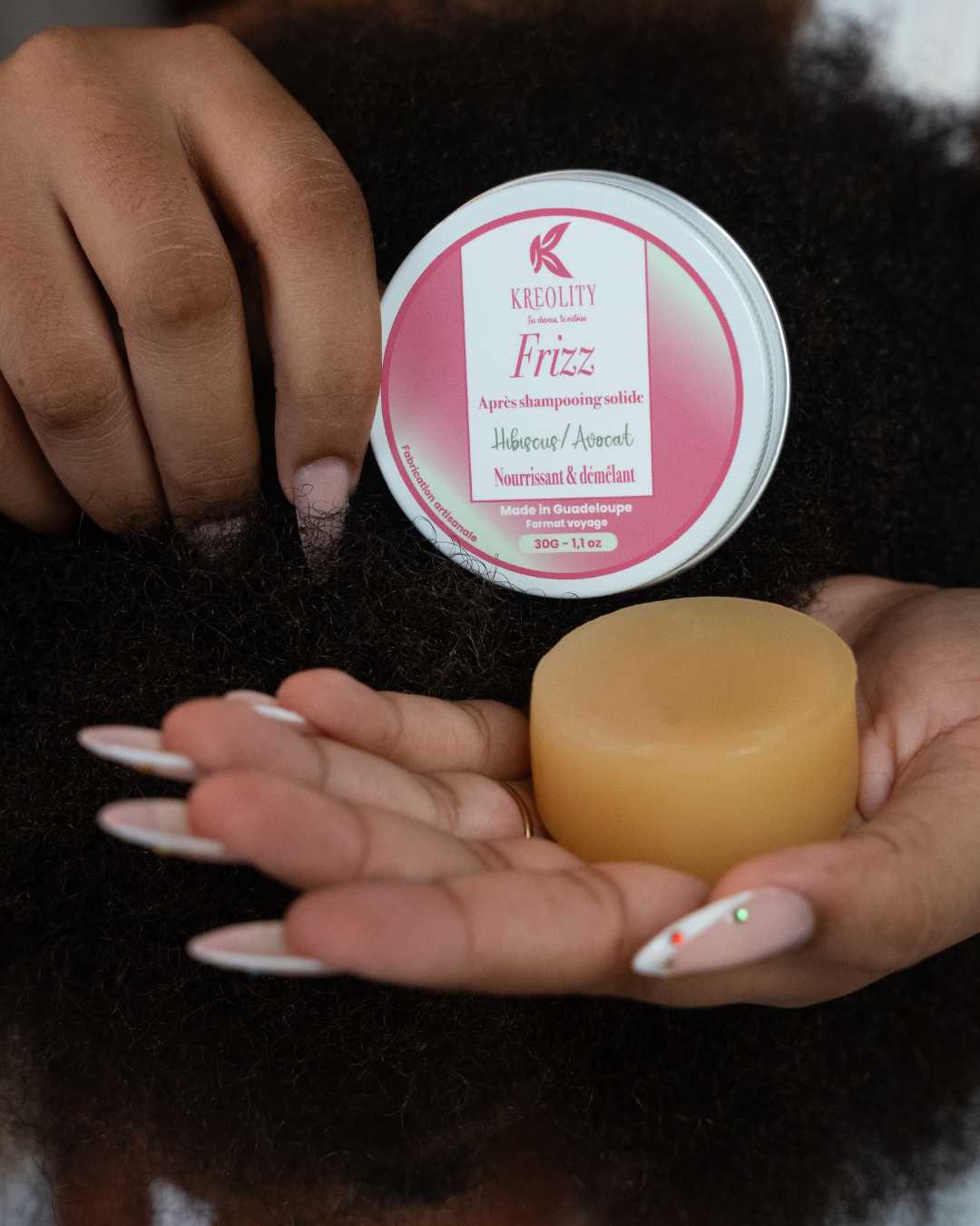 Après-shampoing Frizz – Leave-In Solide