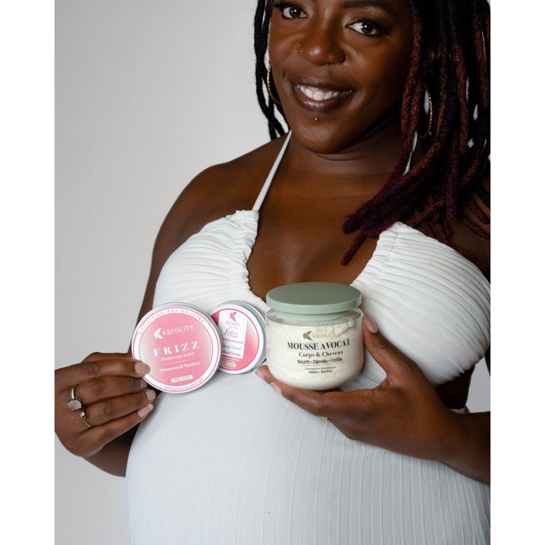 Kit Routine Frizz – Spécial Bébé, Femme Enceinte & Allaitante