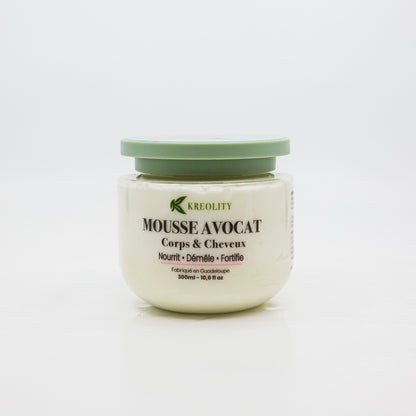 Mousse Avocat -chantilly de karité - Cheveux et Corps