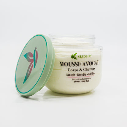 Mousse Avocat -chantilly de karité - Cheveux et Corps